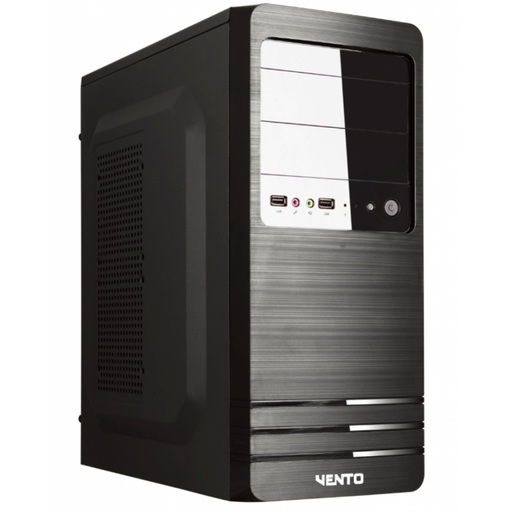 [VS114F400] VENTO VS114F Mid Tower, 400W Siyah, Kurumsal KASA
