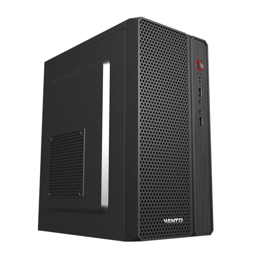 [VS118S300] VENTO VS118S Mid Tower, 300W Siyah, ATX Kurumsal KASA