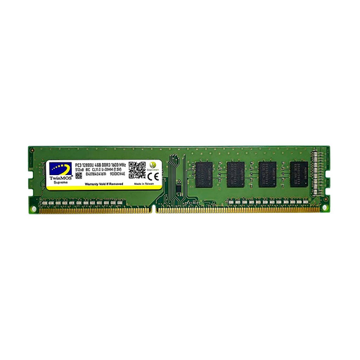 [MDD34GB1600D] TwinMOS MDD34GB1600D, 4GB, DDR3, 1600MHz, 1.5V Desktop Ram