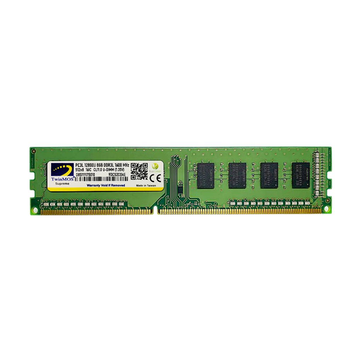[MDD3L8GB1600D] TwinMOS MDD3L8GB1600D, 8GB, DDR3, 1600MHz, 1.35V Desktop Ram