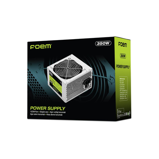 [G35F12] FOEM FPS-G35F12 350W, 12cm Fan, Sata, ATX, Power Supply (PSU)