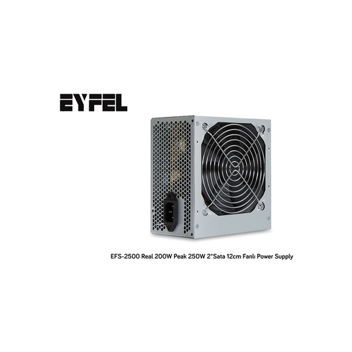 [EFS-2500] EYFEL EFS-2500, 250W Peak, 12cm Fan, ATX, Power Supply (PSU)