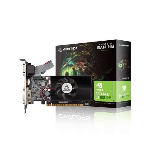 [AKN610D3S2GL1] ARKTEK CYCLOPS, AKN610D3S2GL1, GT610, 2Gb, GDDR3, 64Bit, 1xD-Sub, 1xDVI, 1xHDMI Ekran Kartı