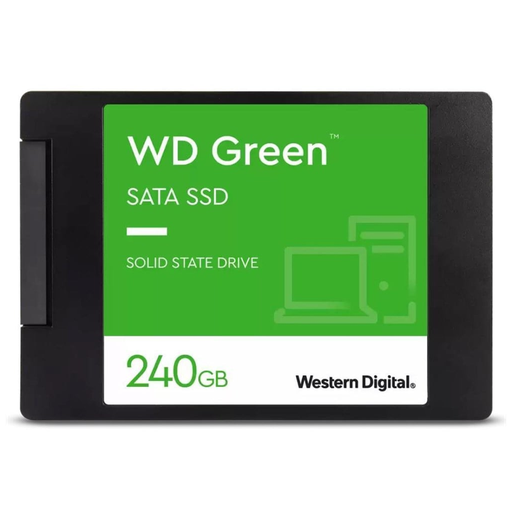 [WD-WDS240G3G0A] WD Green, WDS240G3G0A, 240GB, 545/465, 3D NAND, 2,5" SATA, SSD