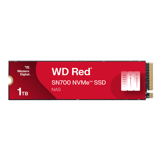 [WDS100T1R0C] WD Red SN700, WDS100T1R0C, 1TB, 3430/3000, SERVER ve NAS için Enterprise, Gen3, NVMe PCIe M.2 2280,  SSD
