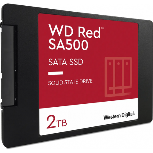 [WDS200T2R0A] WD Red SA500, WDS200T2R0A, 2TB, 560/530, SERVER ve NAS için Enterprise, 2,5" SATA, SSD