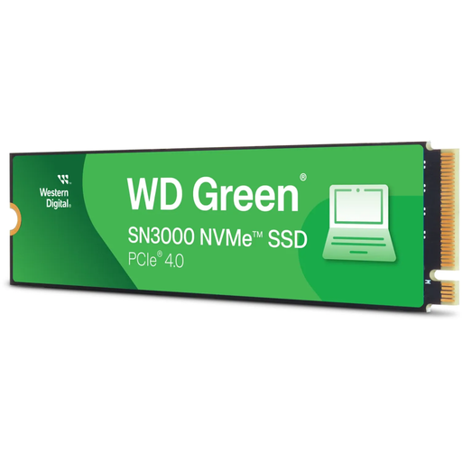 [WDS200T4G0E] WD Green SN3000, WDS200T4G0E, 2TB, 5000/4000, Gen4, NVMe PCIe M.2, SSD