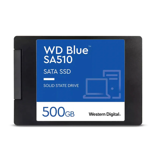 [WDS500G3B0A] WD Blue SA510, WDS500G3B0A, 500GB, 560/510, 3D NAND, 2,5" SATA, SSD