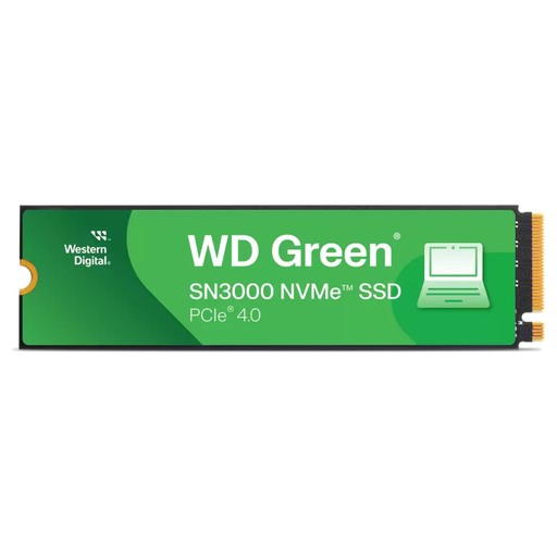 [WDS500G4G0E] WD Green SN3000, WDS500G4G0E, 500GB, 5000/4000, Gen4, NVMe PCIe M.2 2280, SSD