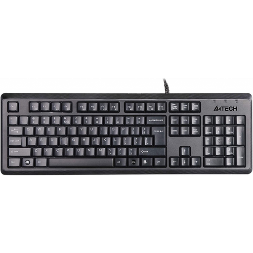 [KR-92] A4 TECH KR-92, Siyah, USB Kablolu, Türkçe Q, Multimedya, Klavye
