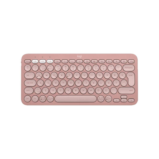 [920-011861] LOGITECH K380S, Pebble Keys 2,  Rose, 920-011861, Bluetooth, Türkçe, Q, Multimedya, Mini Klavye