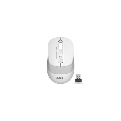 [FG10-W] A4 TECH FG10 (White) FSTYLER 2,4Ghz Kablosuz Optik Mouse, 10-15Metre, 4 Buton, Nano Alıcı