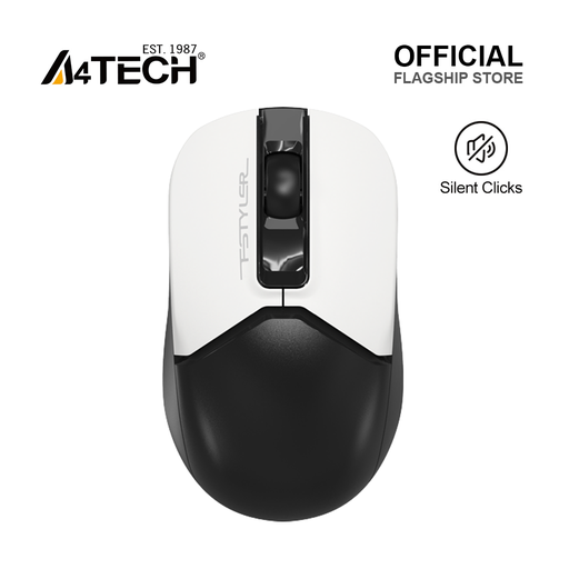 [FG12S] A4 TECH FG12S PANDA (Siyah-Beyaz) FSTYLER  2,4Ghz Kablosuz, Sessiz Optik Mouse, 10-15Metre, 3 Buton, Nano Alıcı