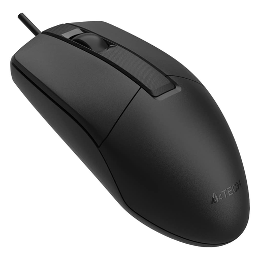 [OP-330S] A4 TECH OP-330S Siyah SILENT, V-Track 1200DPI, Usb Optik Mouse