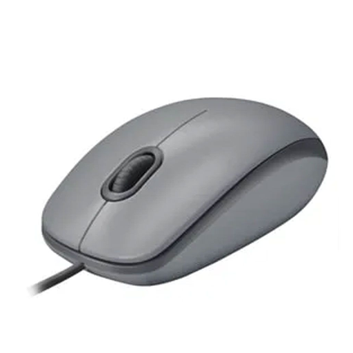 [910-006760] LOGITECH 910-006760, M110 Gri, USB Kablolu, 1000dpi, Optik, 3 Tuşlu, Sessiz Mouse