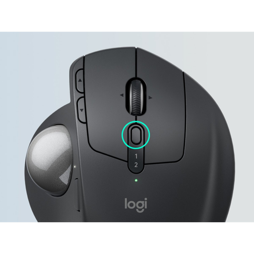 [910-007260] LOGITECH 910-007260, MX ERGO S Trackball Siyah,  Bluetooth, 2048dpi, Optik, 8 Tuşlu, Kablosuz, Mouse