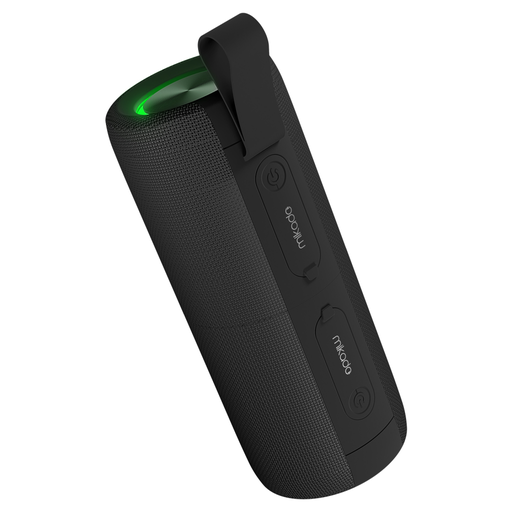 [MD-51BT] MIKADO MD-51BT, 20W, Taşınabilir, AUX/BT/TF/TWS, RGB Işıklı, 1800mAh + 1800mAh, IPX66 Su Geçirmez, Mıknatıslı, Ayrılabilir 2 Parça, Bluetooth Speaker (Siyah)