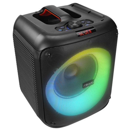 [MD-BT51] MIKADO MD-BT51 BOMBIX, 60W, Taşınabilir, BT/USB/TF/TWS, RGB Aydınlatma, Dahil Batarya, Toplantı, Parti, Açık Hava Speaker. Kablolu Mikrofon Hediyeli