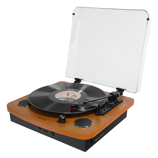 [MN-P235] MIKADO MN-P235, Nostalgia, VOYAGER, 6W, Masaüstü, Ahşap, Plak Çalar, Bluetooth, Pikap, Müzik Kutusu