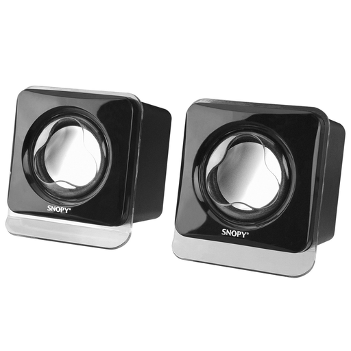 [SN-121] SNOPY SN-121, 6W, 1+1, Masaüstü, USB, Speaker, (Siyah)