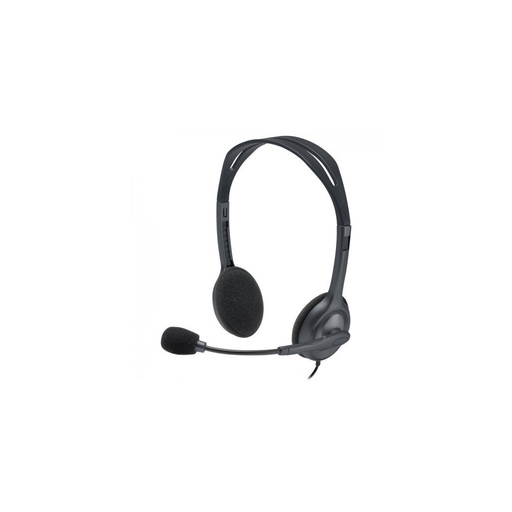 [981-000593] LOGITECH H111, 981-000593, 3,5mm Jac, Çağrı Merkezi, Ofis, Toplantı, Konuşmacı Tipi, Microfonlu Kulaklık