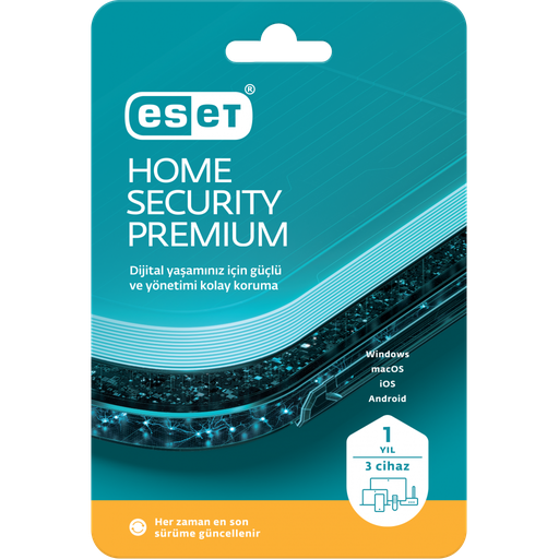 [ESET-HOME-SECURITY-PREMIUM-3-KULLANICI-1-YIL] ESET HOME SECURITY PREMIUM 3 Kullanıcı, 1 YIL, BOX