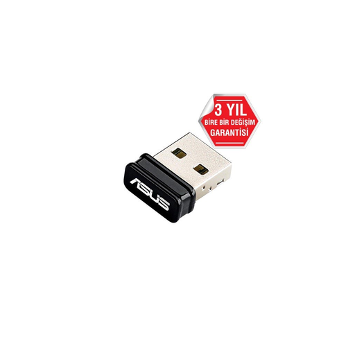 [USB-N10] ASUS USB-N10 NANO, 150Mbps, 2.4GHz, USB2.0, WIRELESS ETHERNET