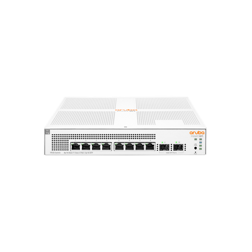 [JL681A] HP Aruba Instant On JL681A 1930-8G, 8Port, GigaBit 8 Port PoE, 124W, 2 Port Gigabit SFP,  Yönetilebilir, Rack Mount Switch