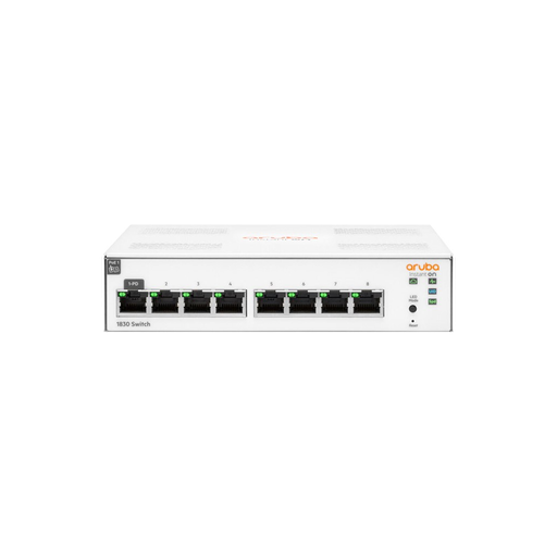 [JL810A] HP Aruba Instant On, JL810A 1830-8G, 8Port, GigaBit, Yönetliebilir, Rack Mount Switch