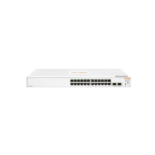 [JL812A] HP Aruba Instant On, JL812A, 1830-24G, 24Port, GigaBit, 2 Port Gigabit SFP, Yönetilebilir, Rack Mount Switch