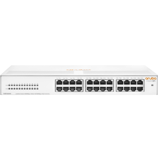[R8R49A] HP Aruba Instant On, R8R49A, 1430-24G, 24Port, GigaBit, Yönetilemez, Rack Mount Switch