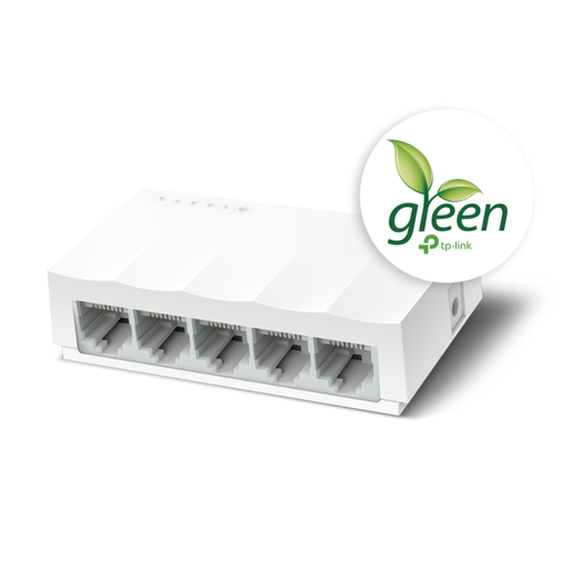 [LS1005] TP-LINK LS1005, Green Tech, 5 Port, MegaBit, Yönetilemez, Masaüstü Switch