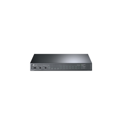[SL1311MP] TP-LINK TL-SL1311MP, 10 Port, (8 Port Megabit, 2 Port Gigabit), 8 Port PoE, 124W, +1Port GigaBit SFP, Yönetilemez, Masaüstü Switch