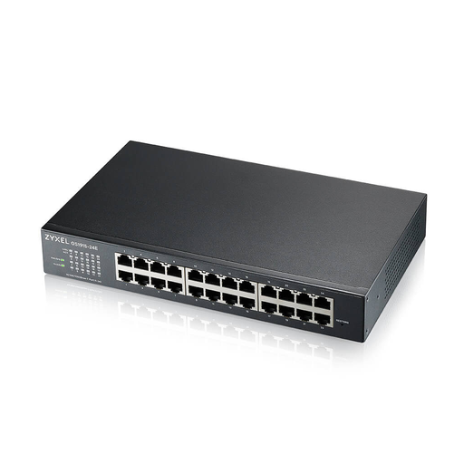 [GS1915-24E] ZyXEL GS1915-24E, 24 Port, GigaBit, Yönetilebilir, Sessiz, Masaüstü Switch