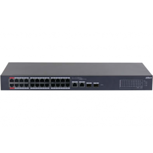 [CS4226-24ET-240] DAHUA CS4226-24ET-240, 24Port, Megabit, PoE 240W, 2 Port SFP Gigabit Combo, Cloud Yönetilebilir, Switch
