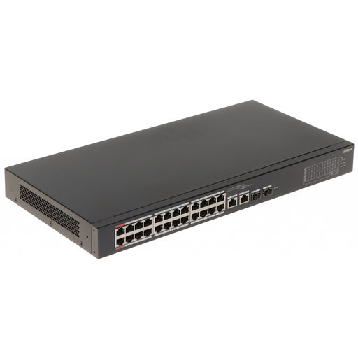 [CS4226-24ET-375] DAHUA CS4226-24ET-375, 24Port, Megabit, PoE 375W, 2 Port Gigabit Lan, 2 Port SFP Gigabit Combo, Cloud Yönetilebilir, Switch