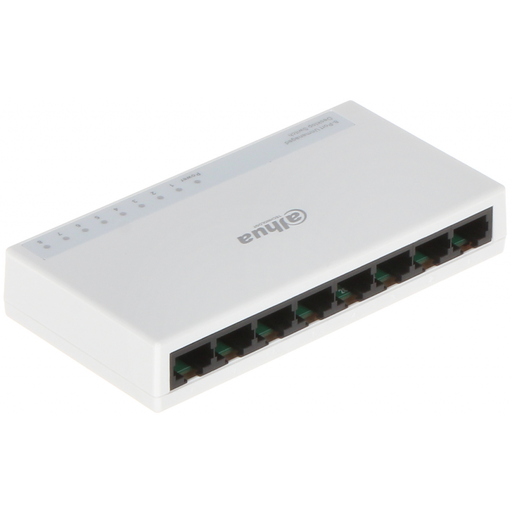[PFS3008-8ET-L] DAHUA PFS3008-8ET-L, 8 Port, MegaBit, Yönetilemez, Masaüstü Switch