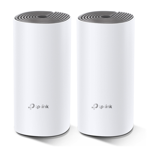 [DECO-E4-2P] TP-LINK DECO-E4, AC1200, İkili Mesh, 1200Mbps, Dual Band, 2Port Megabit Lan, 260m2 Çekim Alanı, Router, Geniş Alan İnternet Ağı Sağlayıcısı