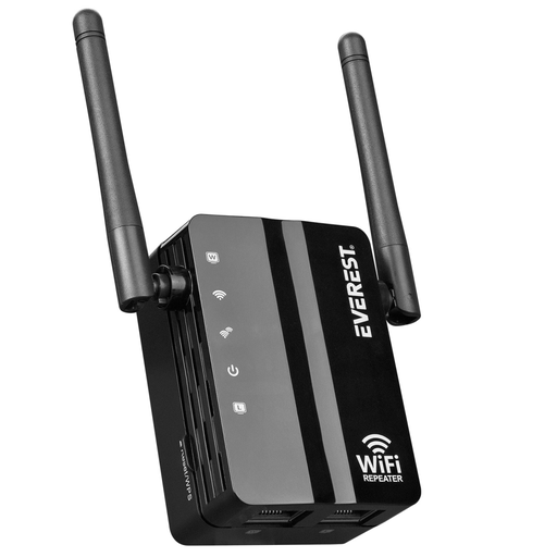 [EWR-812N] EVEREST EWR-812N, 300Mbps, 2,4Ghz, WPS Butonu, 1Port LAN, 1Port WAN, Menzil Genişletici