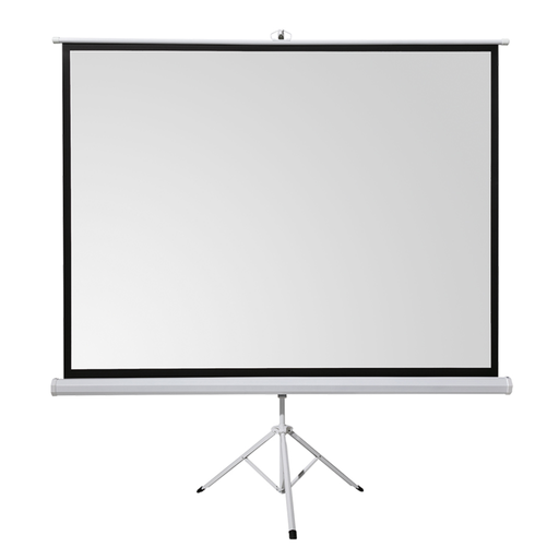 [TPP-180] Everest TPP-180, 180x180, TRIPOD, PROJEKSİYON PERDESİ, Arkası Siyah Fonlu, Taşınabilir Ayaklı Model