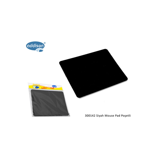 [300142] ADDISON 300142, 177x217x2mm, Lüx, Big, MOUSE PAD,  (Siyah)