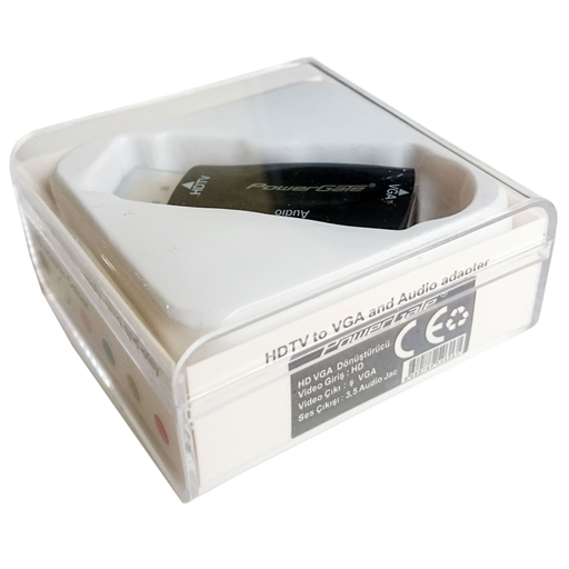 [PG-HTV01] POWERGATE PG-HTV01, HDMI To VGA Çevirici Adaptör