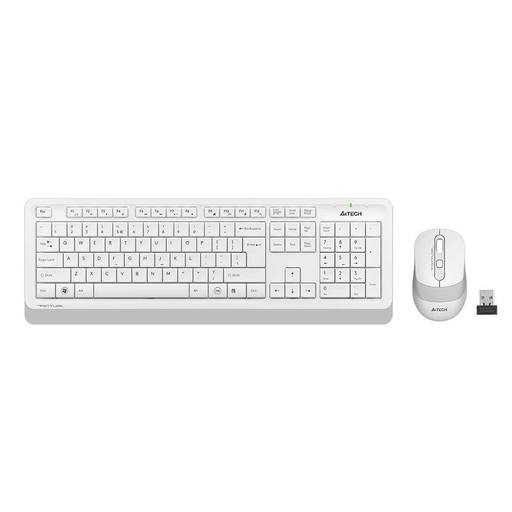 [FG1010-W] A4 TECH FG1010 Beyaz FSTYLER Türkçe Q 2,4Ghz  Kablosuz Klavye Mouse Set