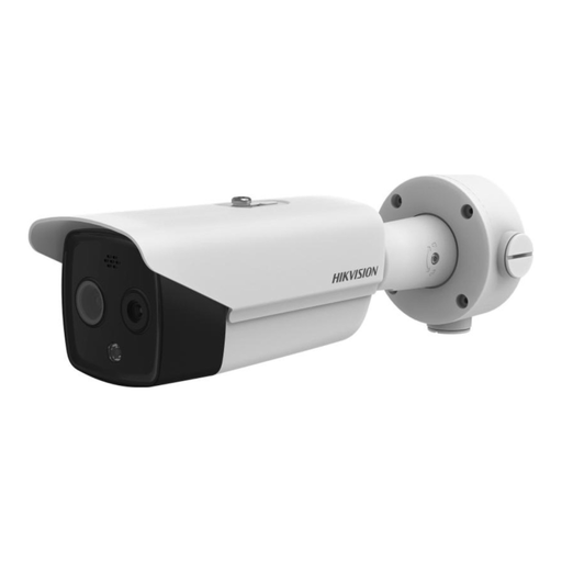 [DS-2TD2617-6-QA] HIKVISION DS-2TD2617-6/QA 4Mpix, 8mm Lens, H265+, 40Mt Gece Görüşü,  PoE, Yangın Algılama, Sesli Alarm, Termal IP Kamera