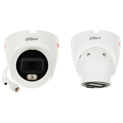 [IPC-HDW2449TL-S-LED-PRO] DAHUA  IPC-HDW2449TL-S-LED-PRO  4Mpix, WizColor, 2,8mm Lens,H265+, 30Mt Gece Görüşü, IP67, Dahili Mikrofon, PoE Dome IP Kamera