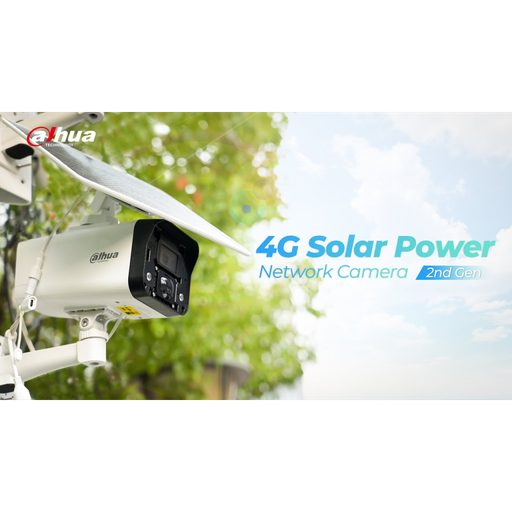 [IPC-HFW2441DG-4G-SP-B-MAX] DAHUA IPC-HFW2441DG-4G-SP-B-MAX, 4Mpix, 3,6mm Lens, H265+, 30Mt Gece Görüşü, Dahili Mikrofon, IP67,  Solar(Güneş Enerjili) IP Kamera
