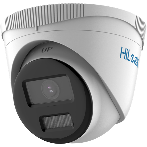 [IPC-T229H] HILOOK IPC-T229H, 2Mpix, 2,8mm Lens, H265+, 30Mt Gece Görüşü, Color Vu Lite, PoE, Dome, IP Kamera