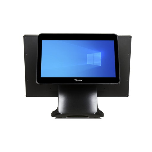 [TIWOX-7610-D] Tiwox TP-7610-D, Intel i7 10.Nesil, 18.5" Ekran,  8GB Ram, 128GB M.2 SSD, Endüstriyel, Dokunmatik Pos PC (çift ekran)