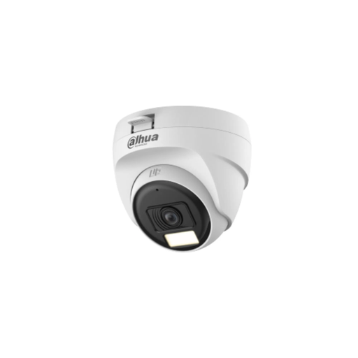 [HAC-T1A51P-U-IL-A-0280B] DAHUA HAC-T1A51P-U-IL-A-0280B, 5Mpix, 2.8mm Lens, 25 Mt Gece Görüşü, Smart Dual Light, Dahili Mikrofon, Dome Kamera
