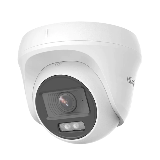 [THC-T127-LPS] HILOOK THC-T127-LPS, 2Mpix, 2.8mm Lens, 20Mt Gece Görüşü, Dual Light, Dahili Mikrofon, Dome Kamera